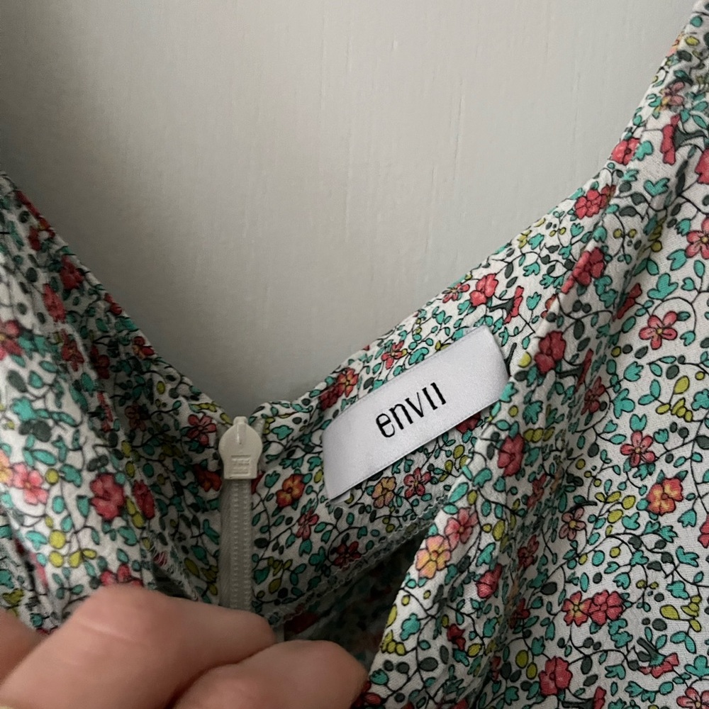 Multicolored ruched mini dress - Picture 4 of 6